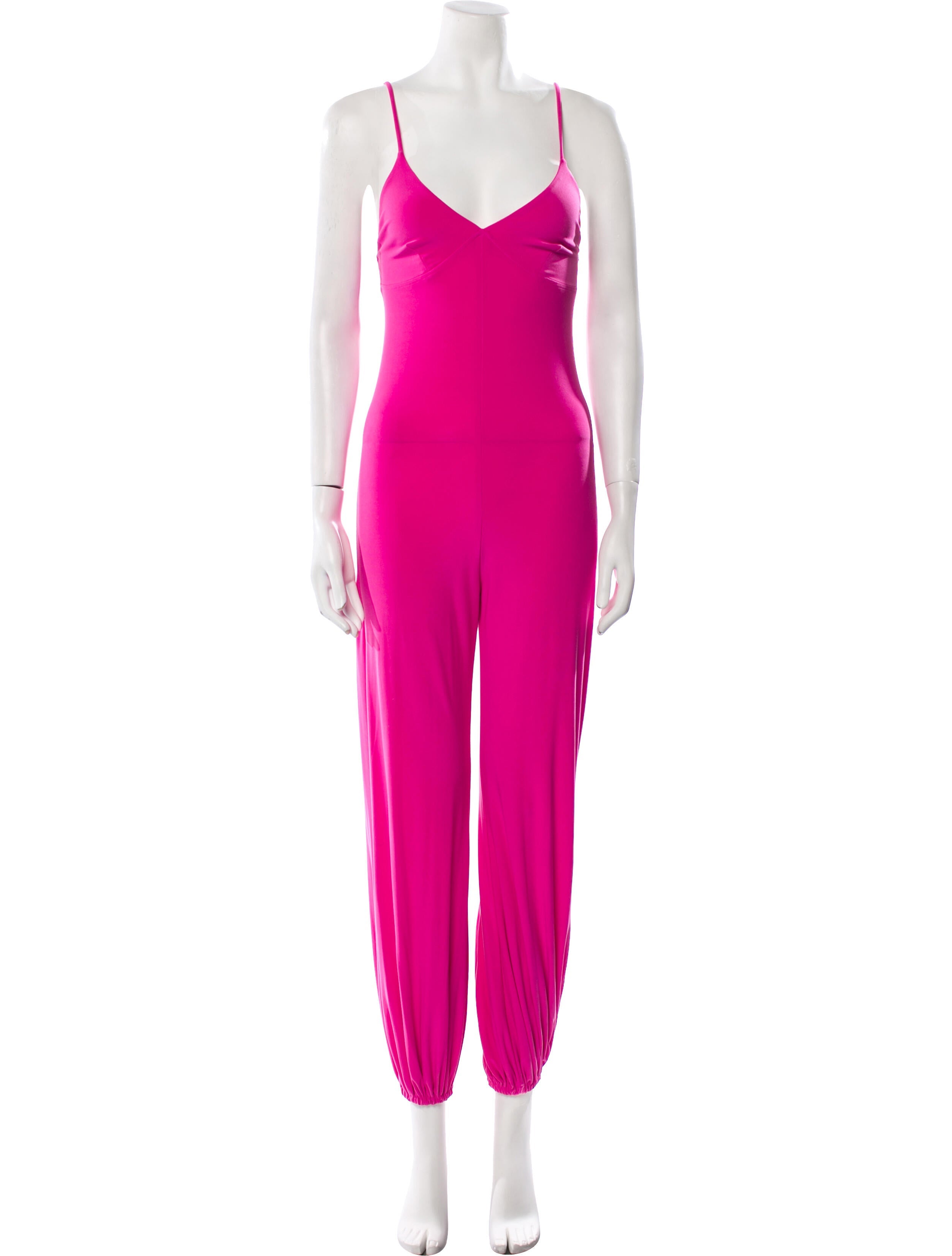 Norma Kamali V-Neck Jumpsuit